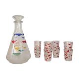 Small carafe geometric patterns, 60s