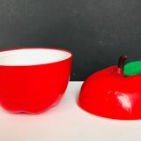 Ice bucket 70s red apple