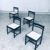 Italian design dining chair from the 1960s, set of 4.