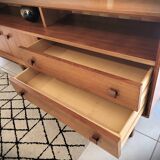 Scandinavian design sideboard in vintage teak