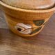 Saint-Amand stoneware sugar bowl, Rimini model.