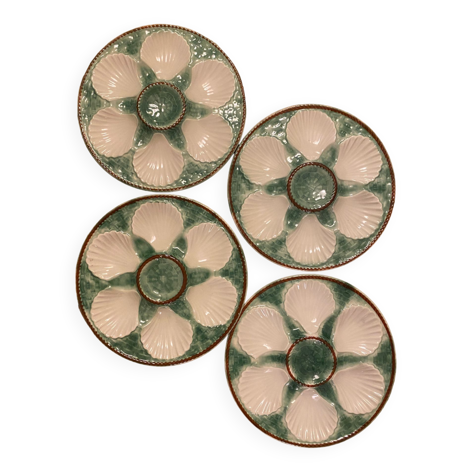 Set de 4 assiettes à huîtres Longchamp