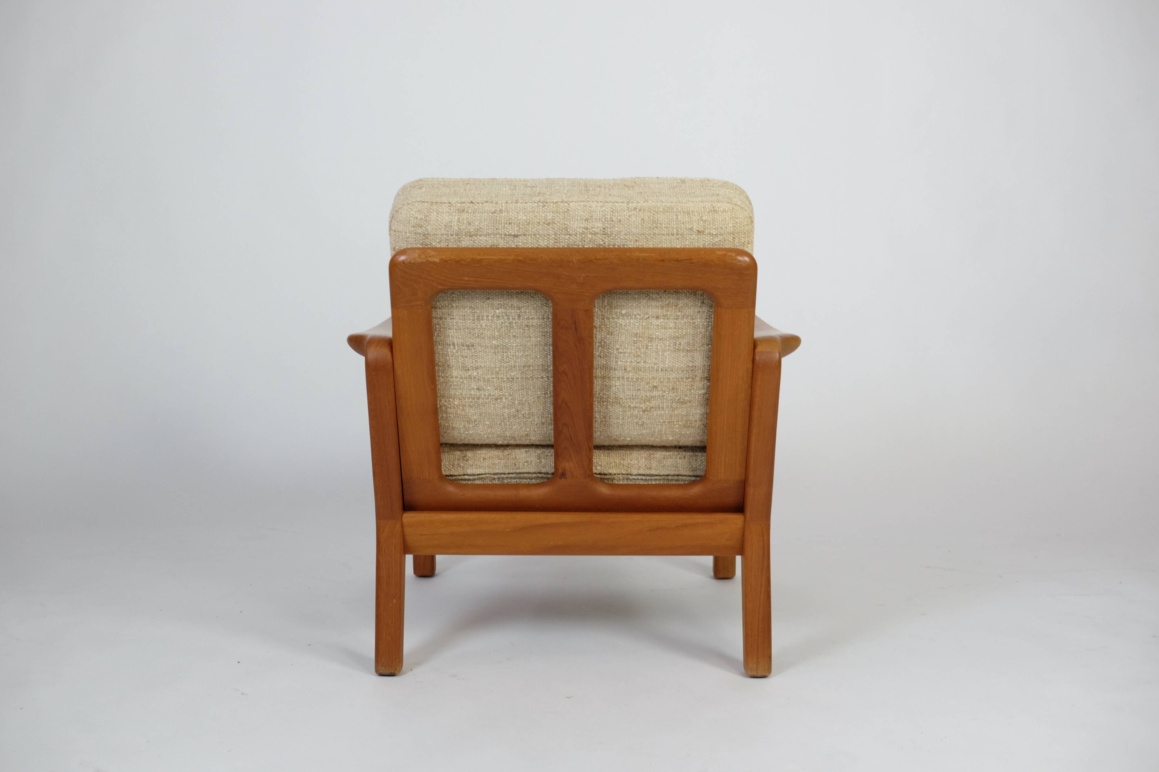 Danish Teak Easy Chair Armchair by Juul Kristensen 60s 70s Vintage Mid-Century