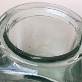 Set of 5 jars glass and Cork. 1970