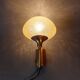 Gilded brass wall lamp by Sciolari, Italy 1960.