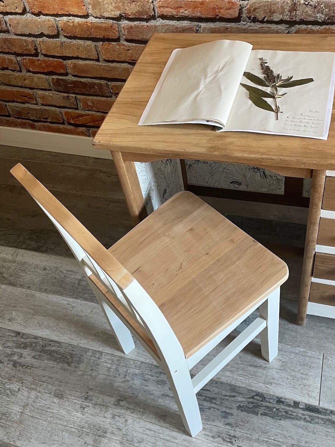 Children's desk and chair