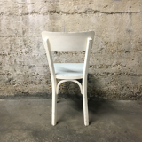 Series of 4 Baumann wooden chairs