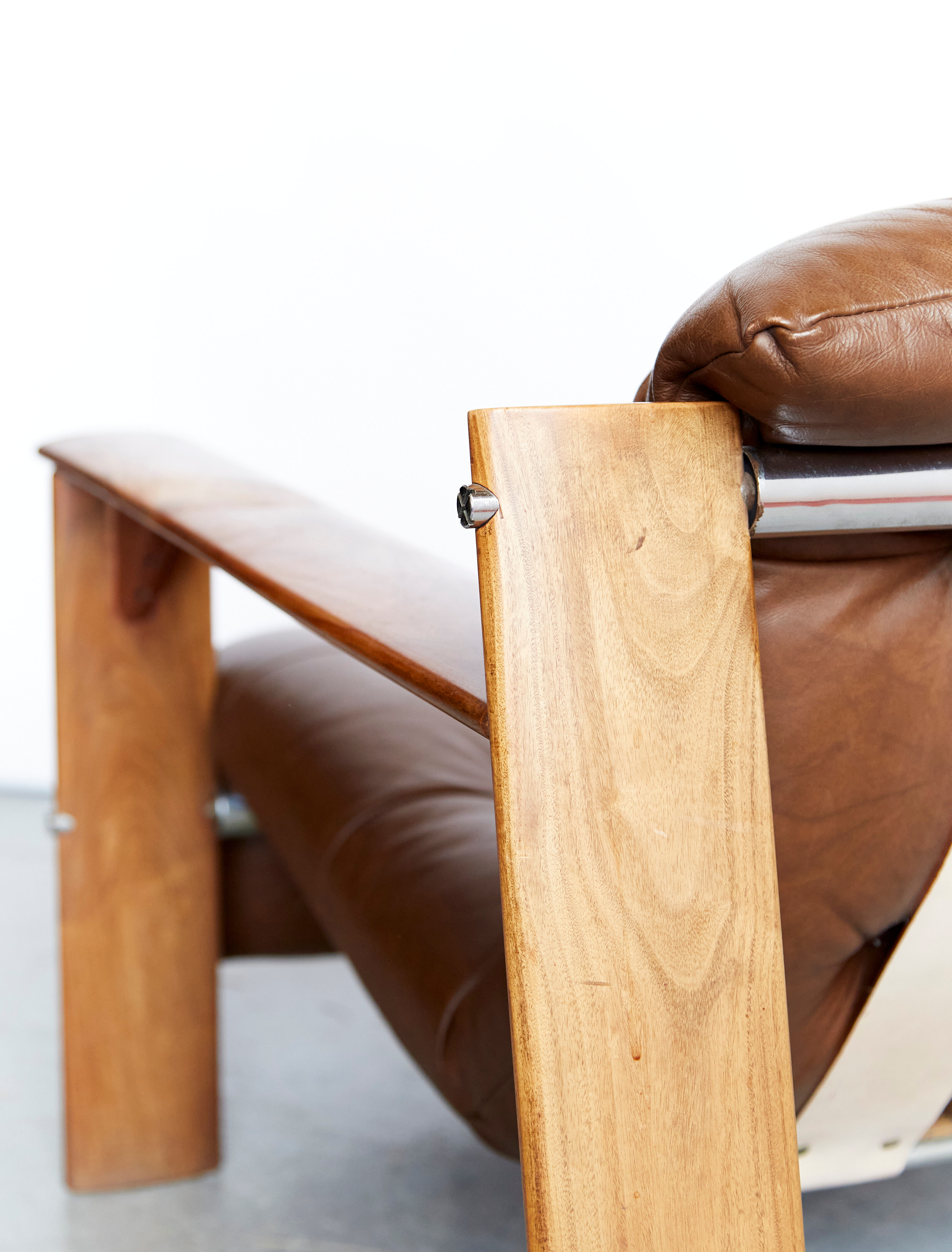 Percival Lafer Brazil-modern armchair MP-129 for Lafer S.A.