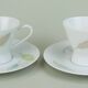 8-piece MOCHA SET rosenthal form 2000 raymond loewy decor falling leaves