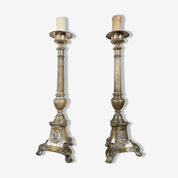 Pair of pic Cierge, Louis XVI