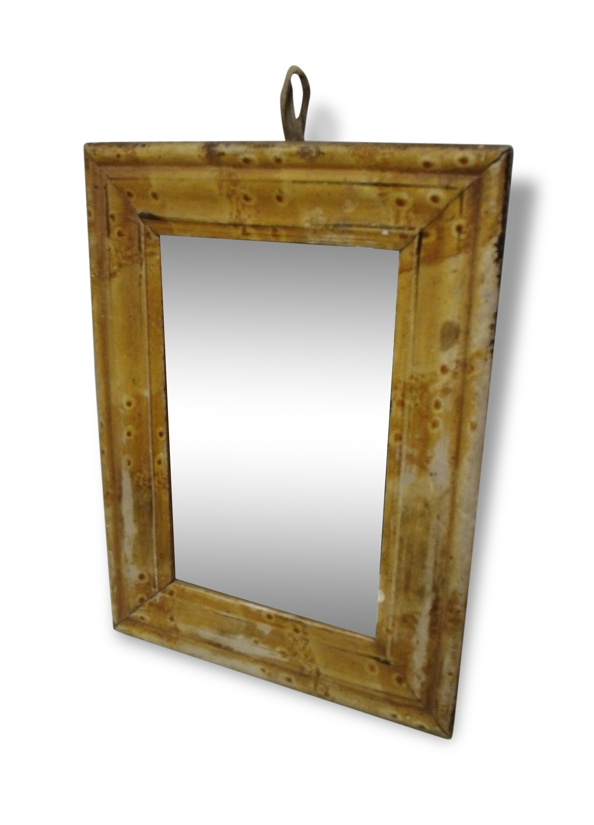 Former stung mirror paint time worn patina