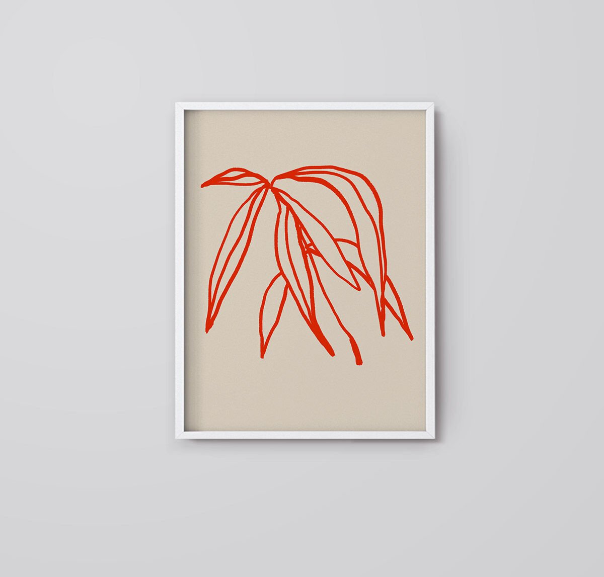 Botanical illustration giclee print, 50x70
