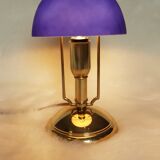 Blue mushroom lamp