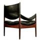 Danish Rosewood LoungearmcChair by Kristian Vedel for Søren Willadsen Møbelfabrik