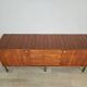 Modernist teak enfilade vintage 1960s design by Louis Paolozzi.