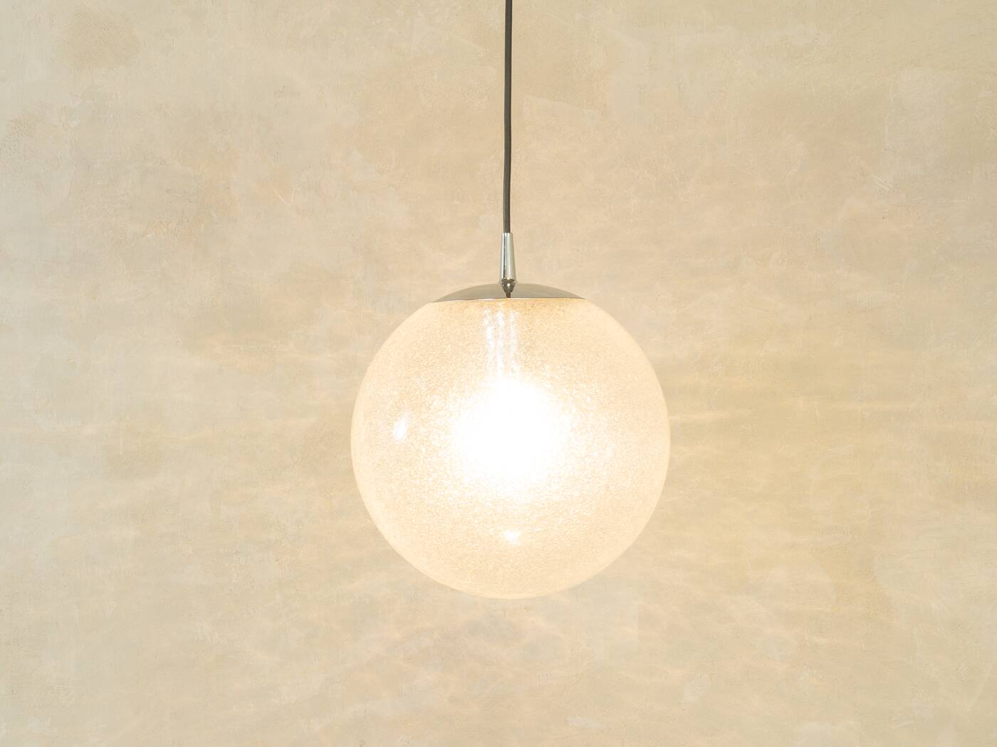 Classic globe ceiling lamp by Peill & Putzler from the 1950s