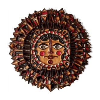 Ceramic sun by Roland Zobel Les Cyclades Anduze