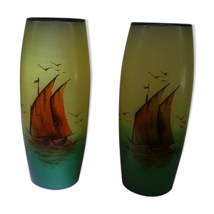 Paire de vases vintage