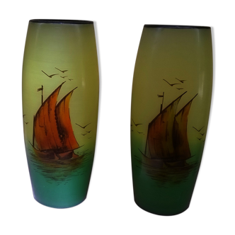 Paire de vases vintage