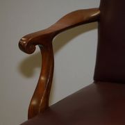 Carver office chair in Spencer House leather