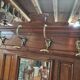 Oak wall coat rack