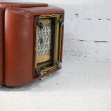 Easy chair "space age". Jean Prévost, France, leather, circa 1970