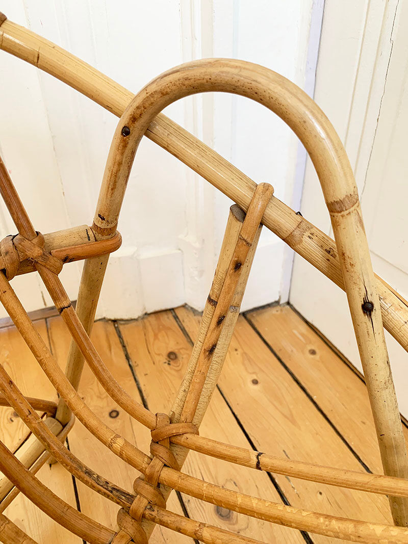 Child chair in rattan