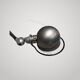 Jielde wall lamp with 2 articulated arms