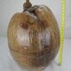 Old vintage decorative coconut ice cube bucket