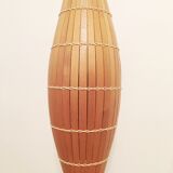 Lampadaire en bois industrielle 1970
