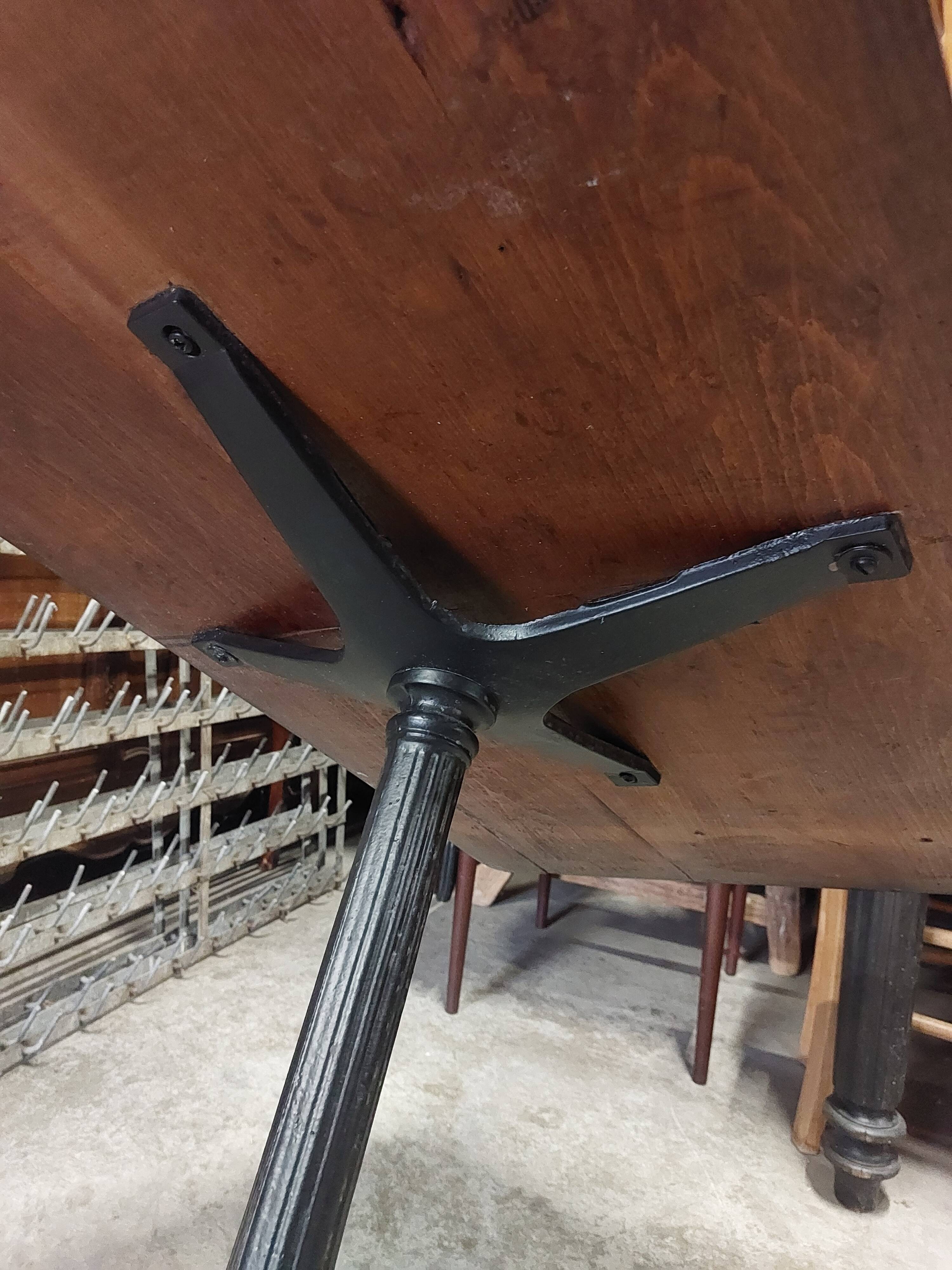 Cast iron bistro table 1m