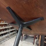 Table de bistrot en fonte 1m