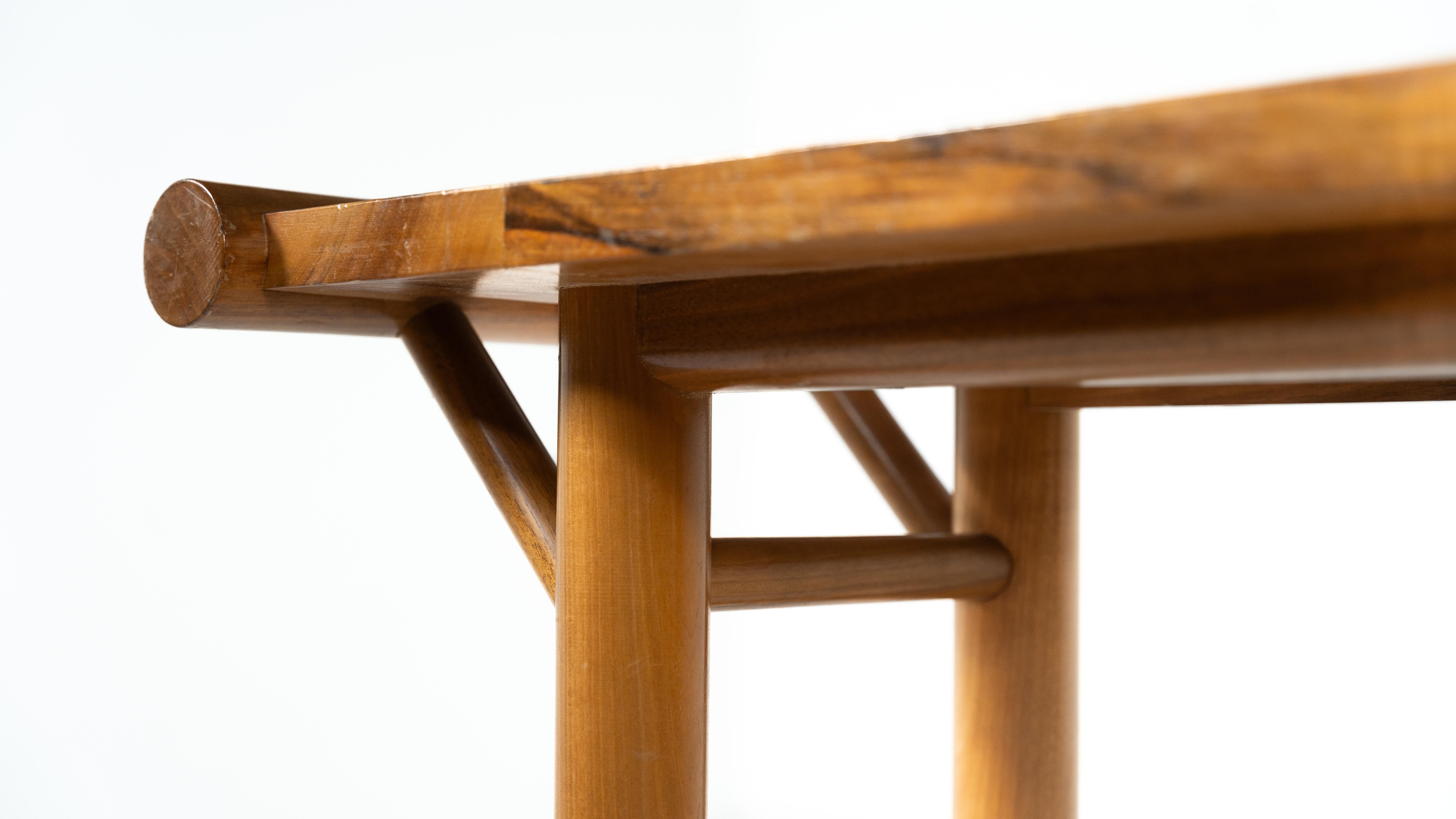 Mid-century console, walnut, Italy, 1970s
