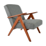 Armchair kompas blue gray mottled