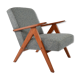 Armchair kompas blue gray mottled