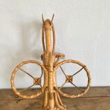 Rattan plant holder, small donkey shape