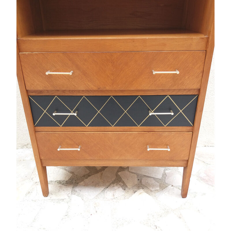 Commode vitrine vintage