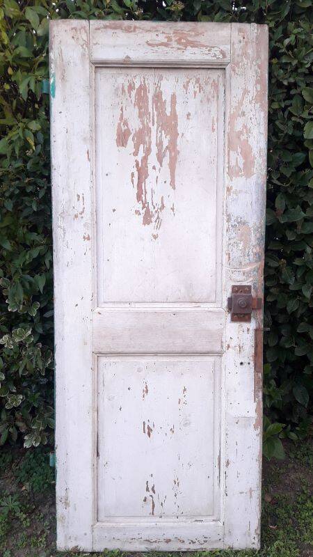 Door H186.5xW75cm with 18th century interior molding
