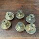 set of 6 solid brass handles in Louis XVI style
