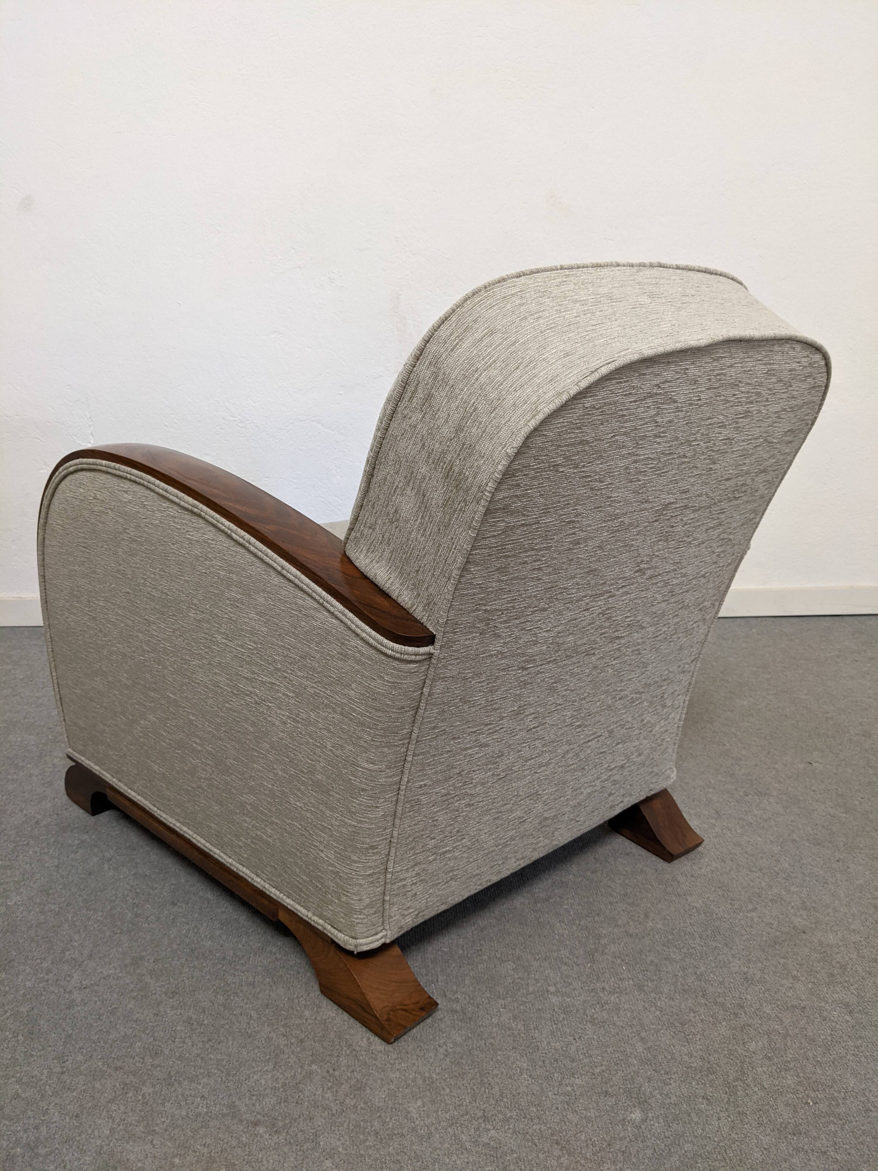 Art deco armchair from the 1920s