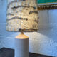 Ceramic wool lamp from the 1960s.