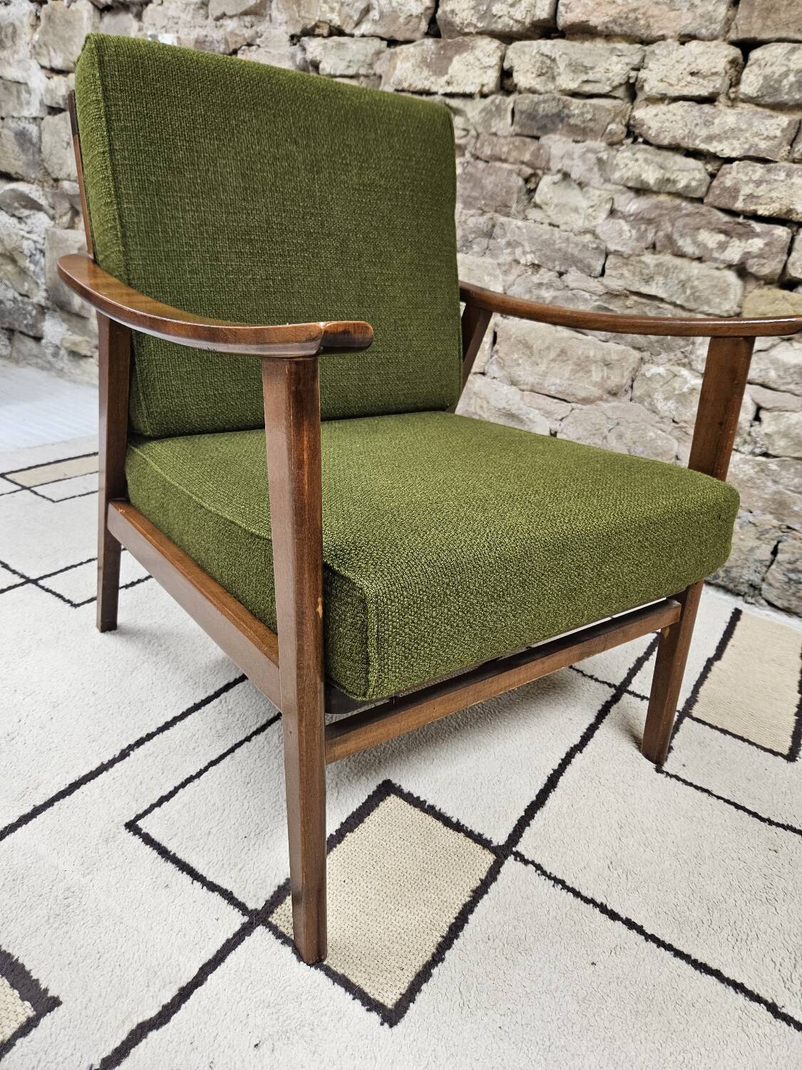Fauteuil scandinave vintage 1960"
