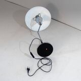 Bauhaus Chromed Desk Lamp with Adjustable Lampshade, Italy 1950s