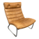 JK 720 lounge chair, cognac-coloured leather, by Jørgen Kastholm for Kill International, 1970s