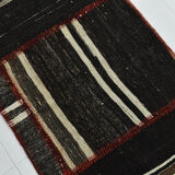 2x8 brown & beige vintage runner rug 66x248cm