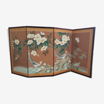 Paravent de table japonais 4 ventaux