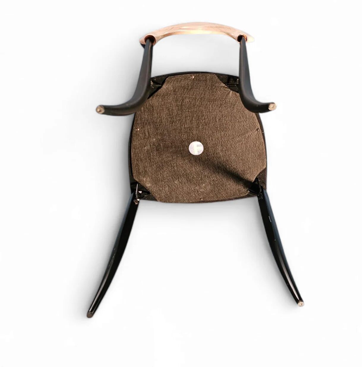 2 x Charme dining chair by Fasem is a slender, yet strong masterpiece 1980s