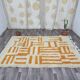 Handmade Berber rug Azilal orange size 150 x 250 cm