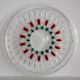 Assiette en cristal transparent vintage, Italie, 1960s