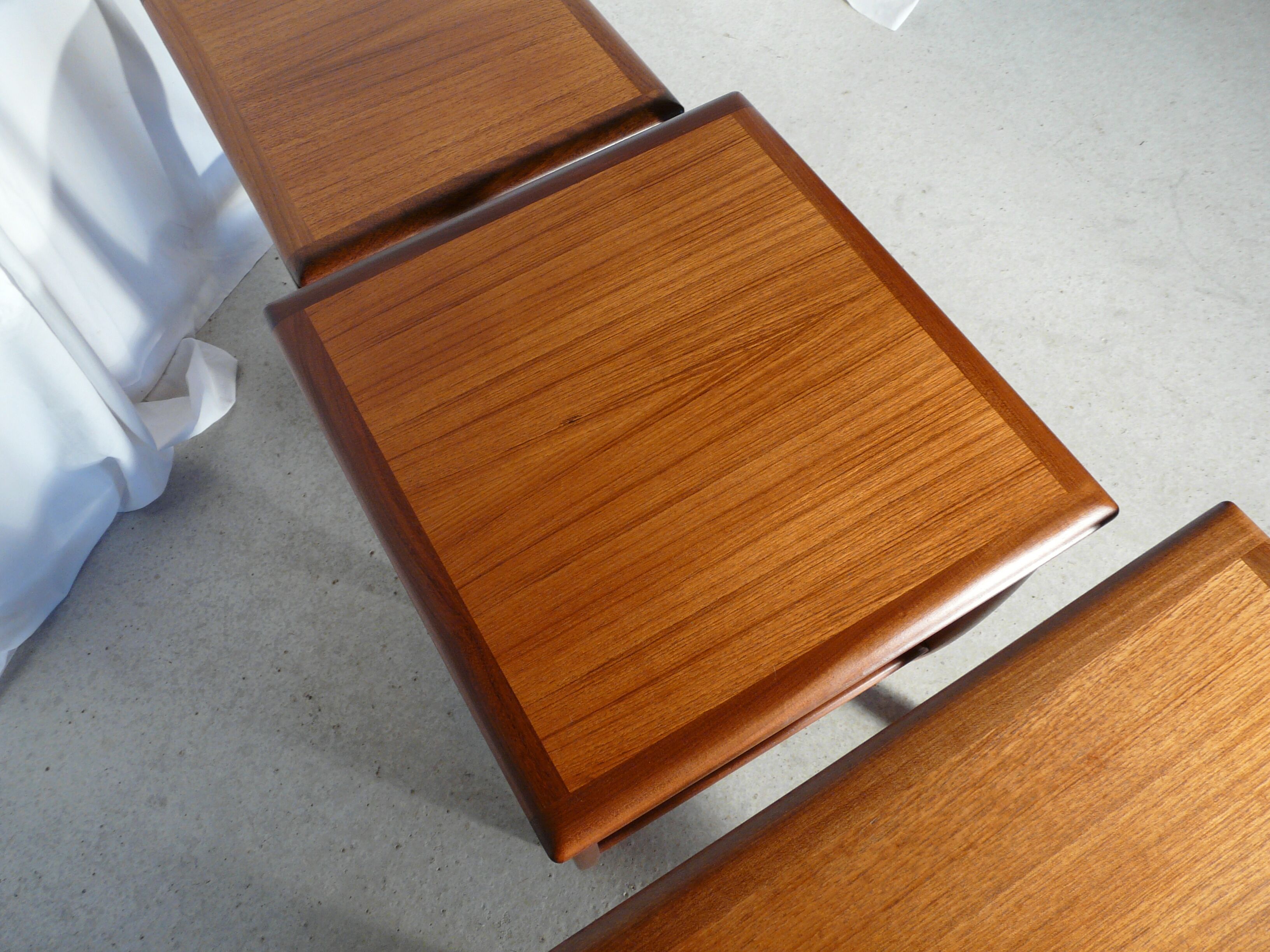 Scandinavian teak nesting tables brand G Plan